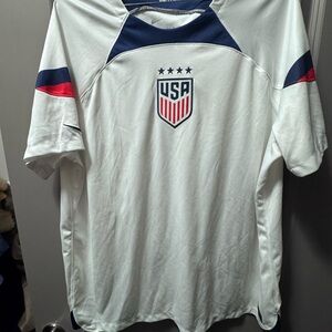 Nike USA Soccer White and Navy Men's Jersey